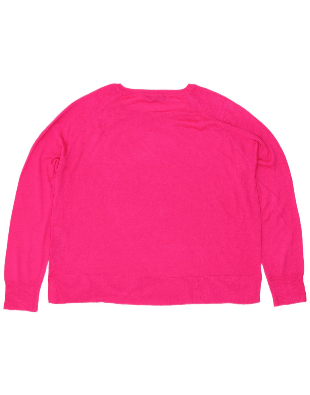Maglione Zara da donna con scollo a barca UK 14 Viscosa rosa medio