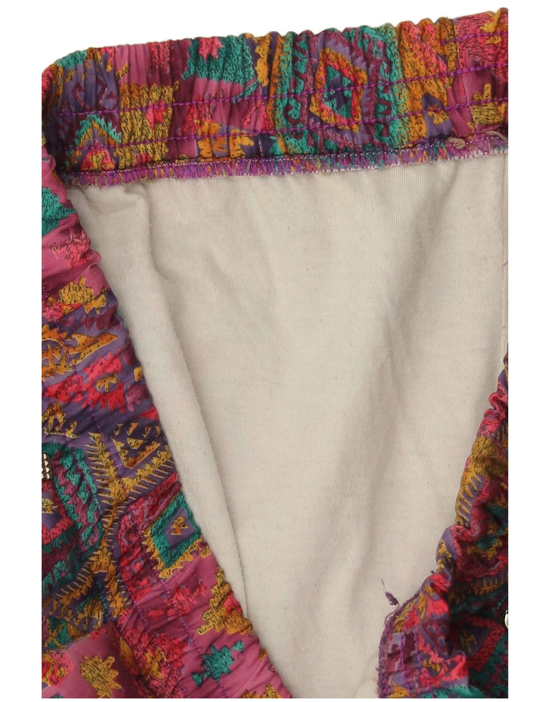 Pantaloni da tuta da donna vintage Joggers grandi geometrici multicolori