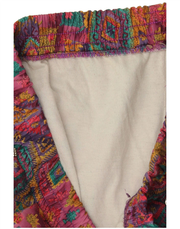 Pantaloni da tuta da donna vintage Joggers grandi geometrici multicolori