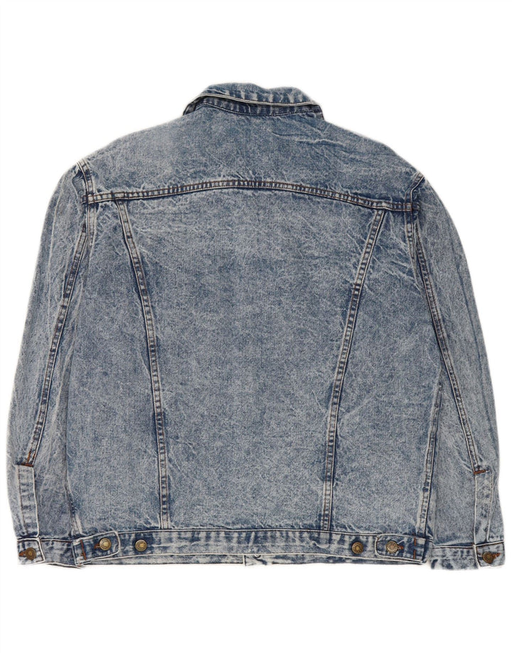 Giacca di jeans da uomo Wild UK 38 Cotone blu medio