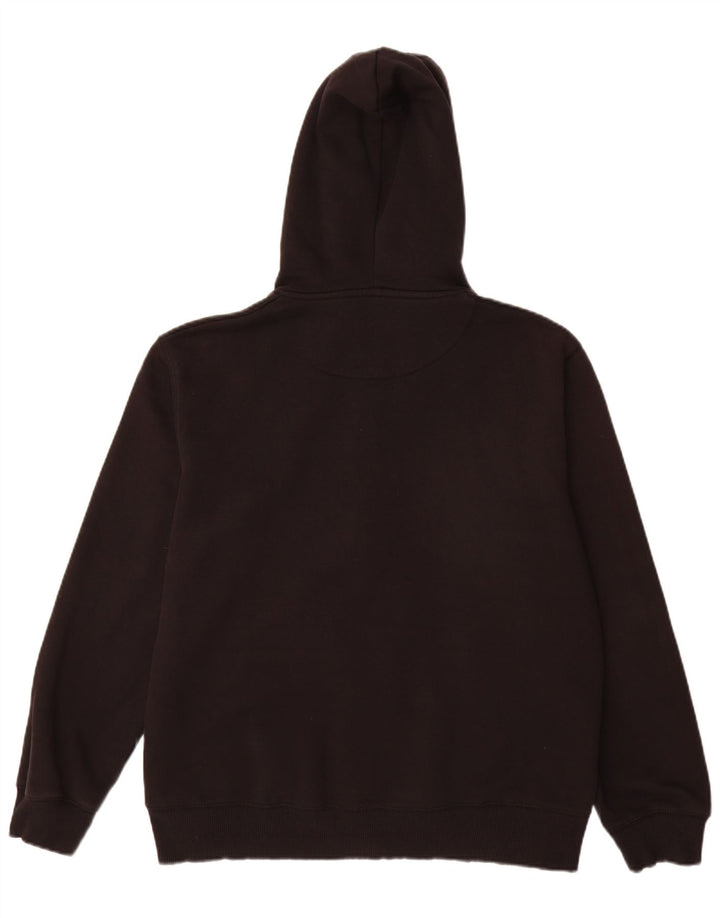 Maglione con cappuccio e zip da uomo French Connection grande in cotone nero