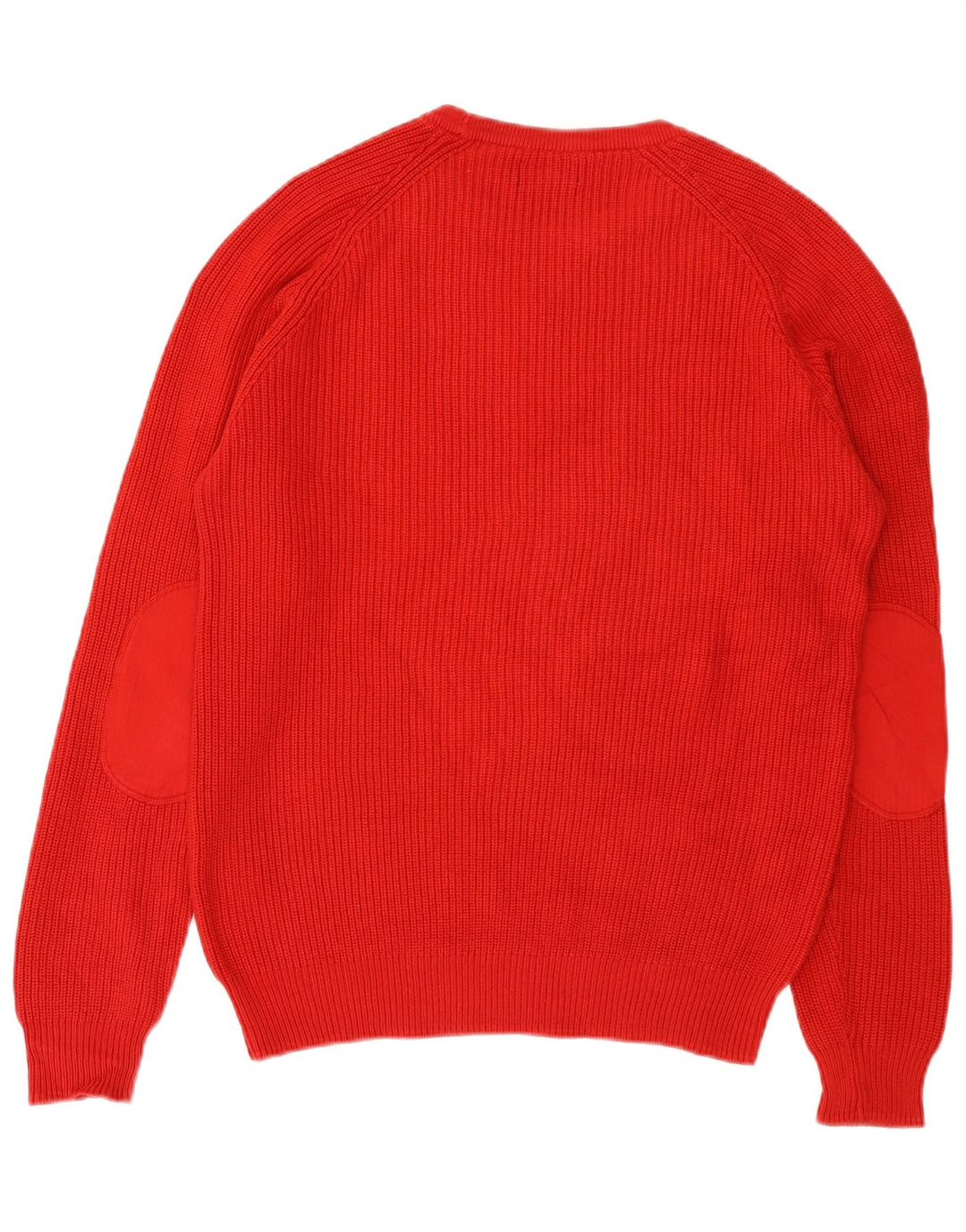 Maglione Zara da uomo con scollo a barca grande in cotone rosso