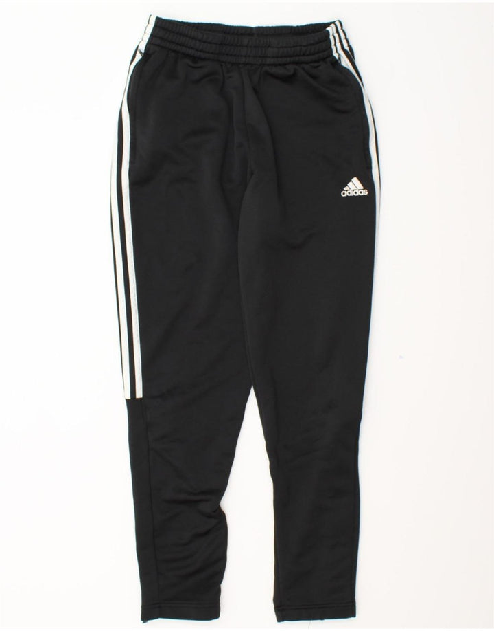 ADIDAS Womens Aeroready Tracksuit Trousers UK 12 Medium  Black Polyester Vintage Adidas and Second-Hand Adidas from Messina Hembry 