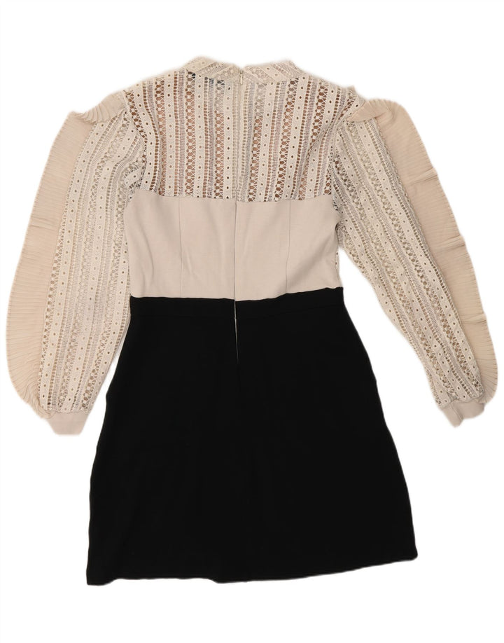 Abito a trapezio da donna French Connection UK 12 Medium Black Colourblock