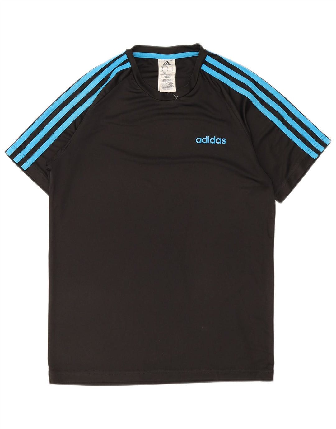 T-shirt da uomo Adidas Top Small nera in poliestere