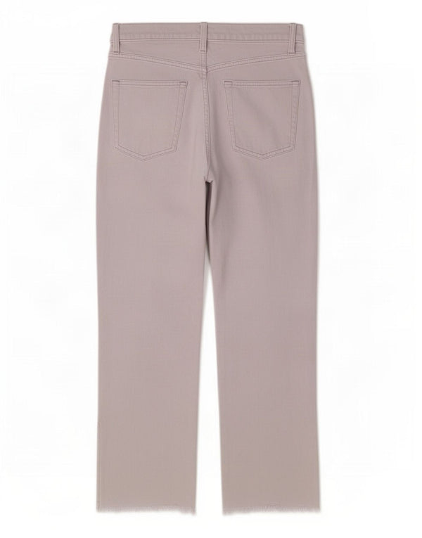 Jeans larghi da donna a vita media Gap US 0 XS W25 L27 cotone rosa