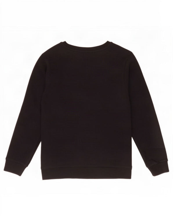 Felpa grafica da donna Fila Jumper UK 10 Small Black Cotton