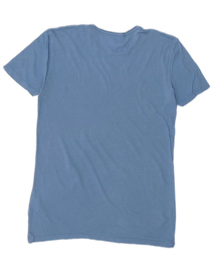 T-shirt da uomo All Saints Top piccola in cotone blu