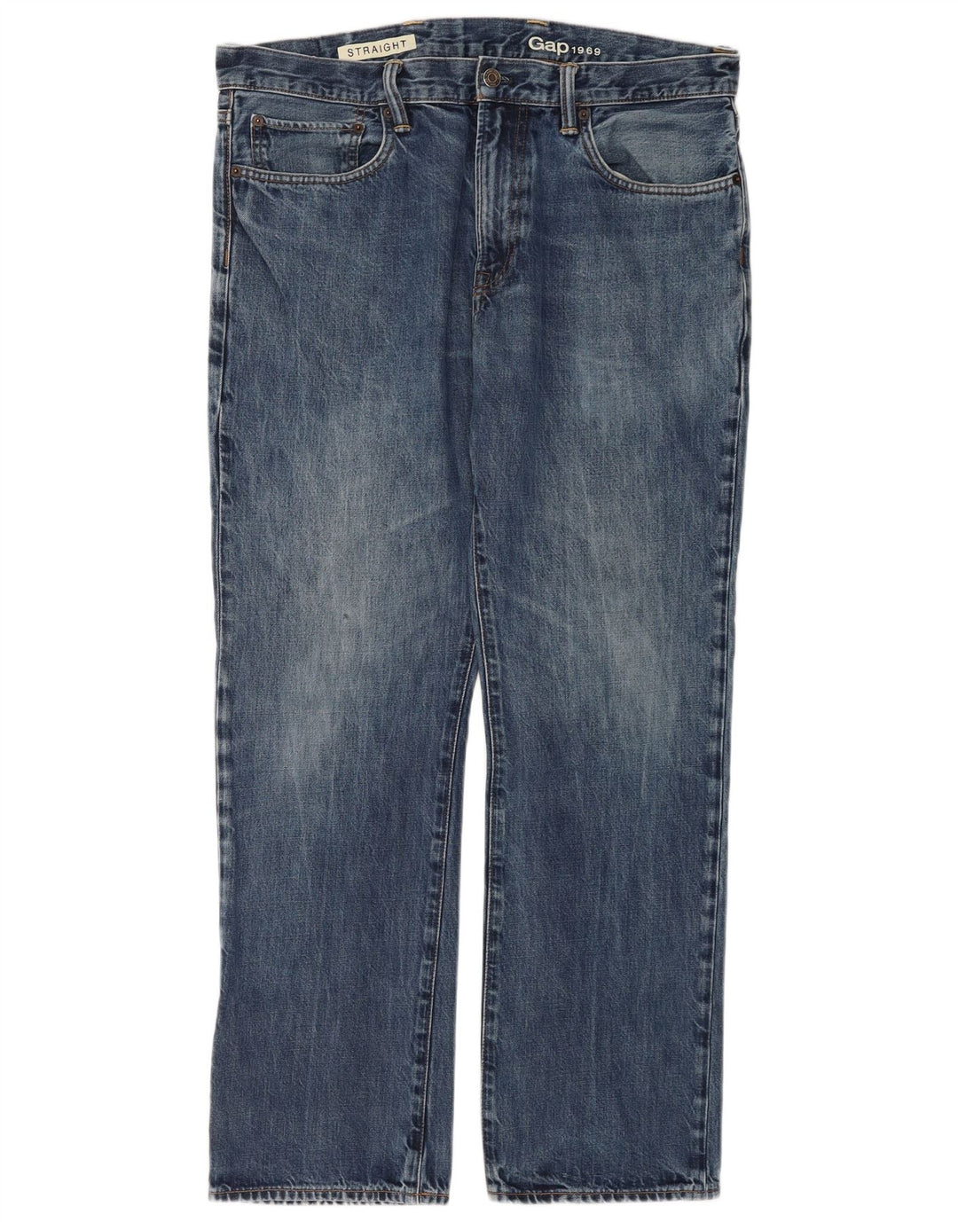 Jeans dritti da donna Gap W36 L32 cotone blu