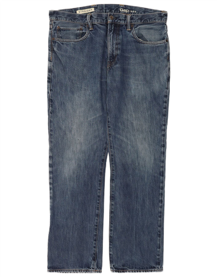 Jeans dritti da donna Gap W36 L32 cotone blu