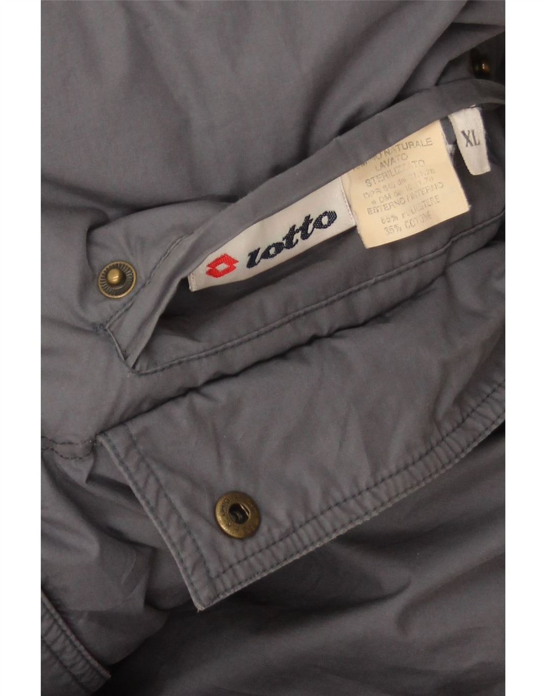 Giacca imbottita reversibile da uomo Lotto UK 42 XL Poliestere grigio