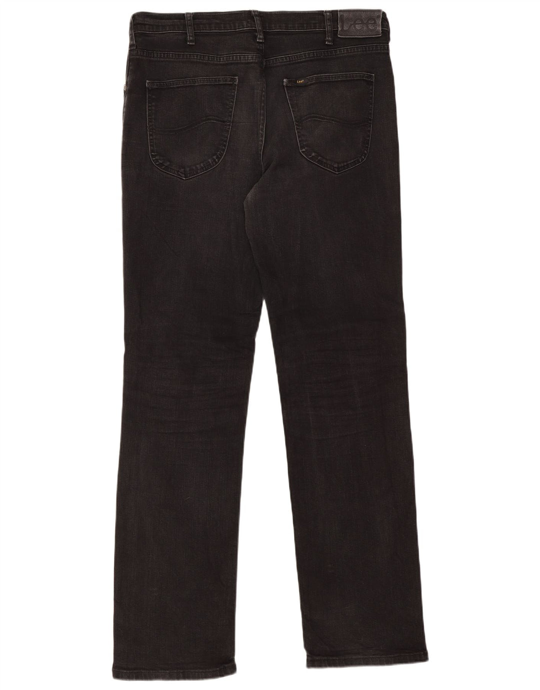 Jeans dritti Brooklyn da donna Lee W36 L34 cotone nero