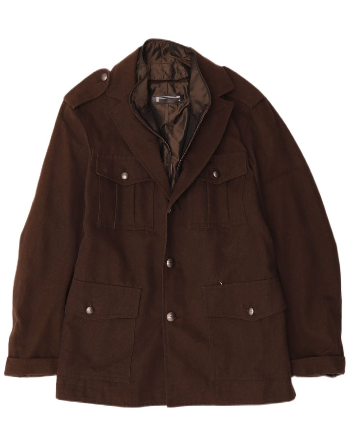Giacca Militare Uomo Pirelli IT 50 Large Marrone Cotone