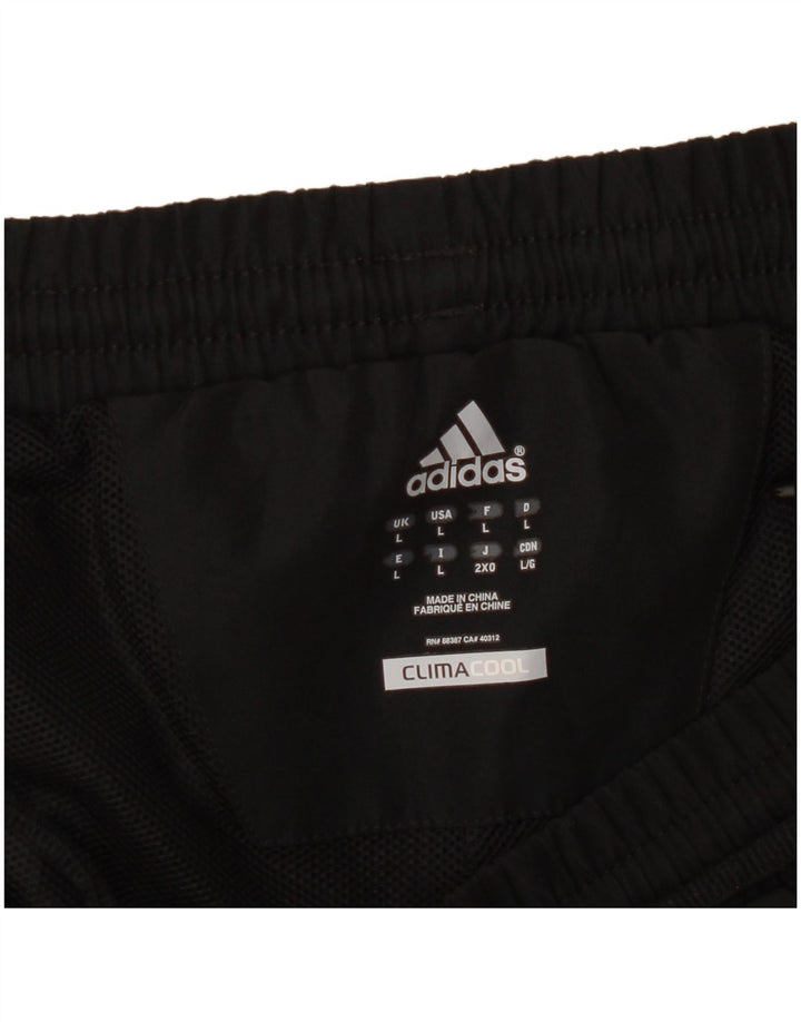 Pantaloni da tuta Adidas Climacool Crop da donna UK 16 Large neri