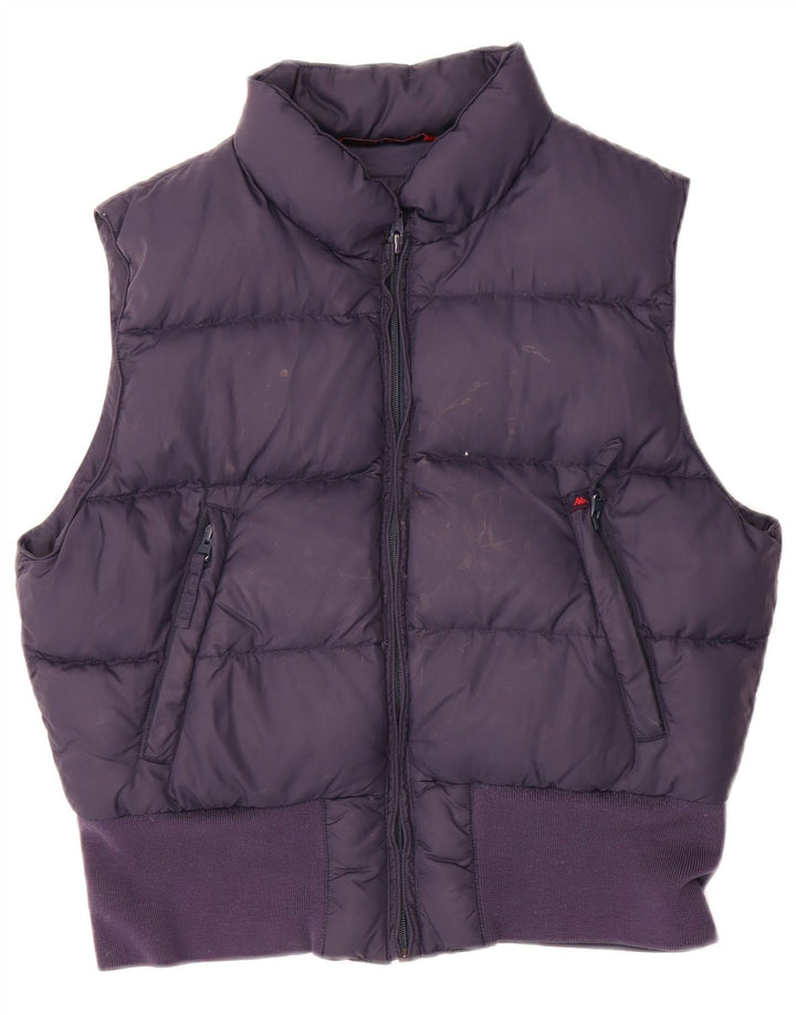 Gilet imbottito da donna Kappa UK 16 Large blu navy in poliammide