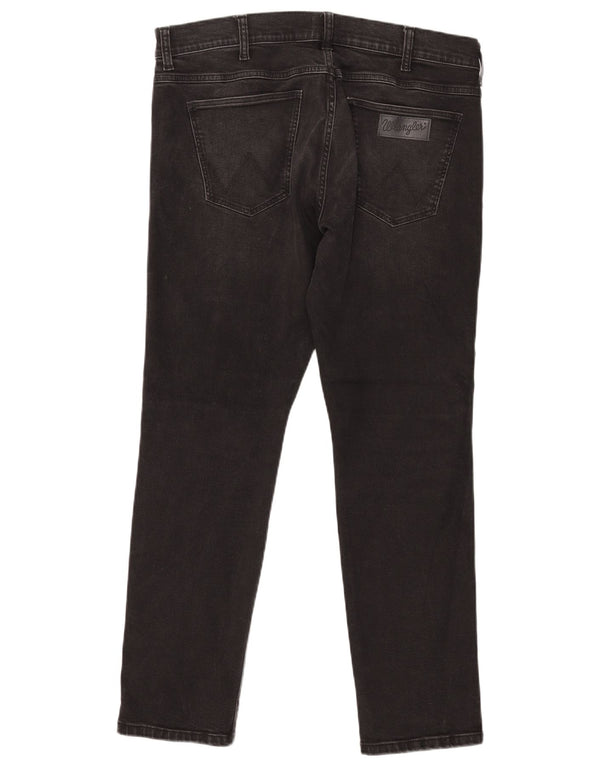 Jeans slim da uomo Larston WRANGLER W38 L32 cotone nero
