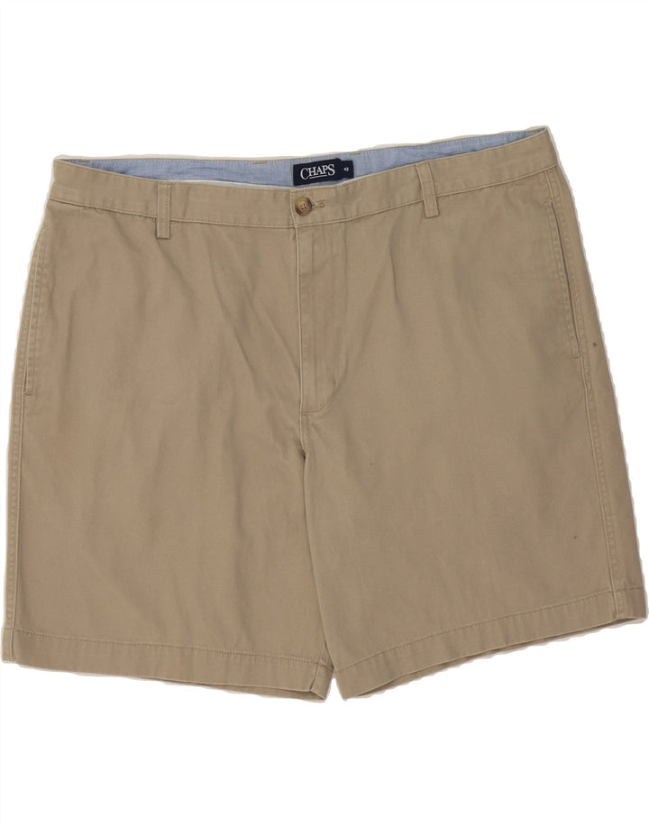 CHAPS Mens Chino Shorts W42 2XL Beige Cotton Vintage Chaps and Second-Hand Chaps from Messina Hembry 