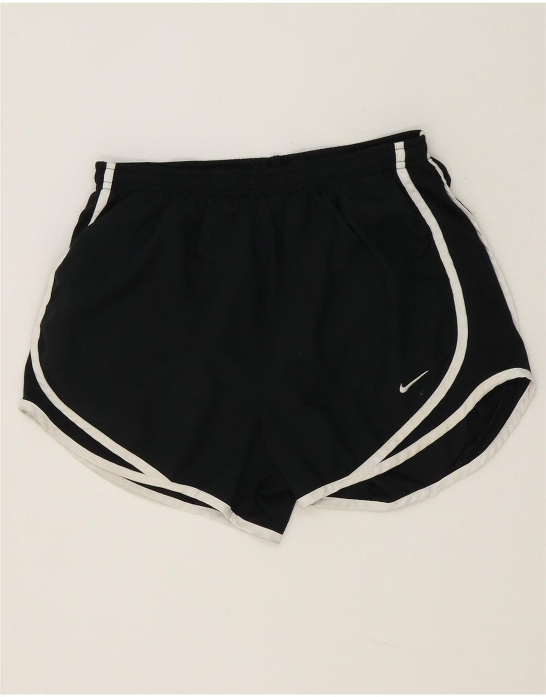 Pantaloncini sportivi Nike da donna Dri Fit UK 8 piccoli poliestere nero