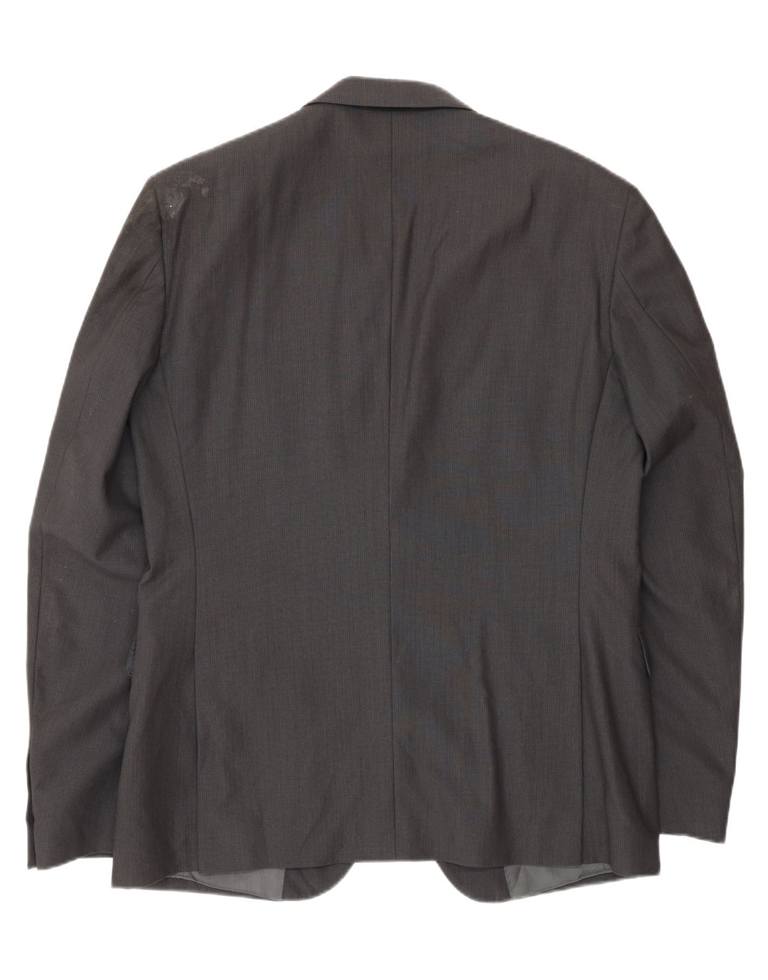 Giacca blazer a 2 bottoni da uomo Calvin Klein IT 52 XL lana grigia