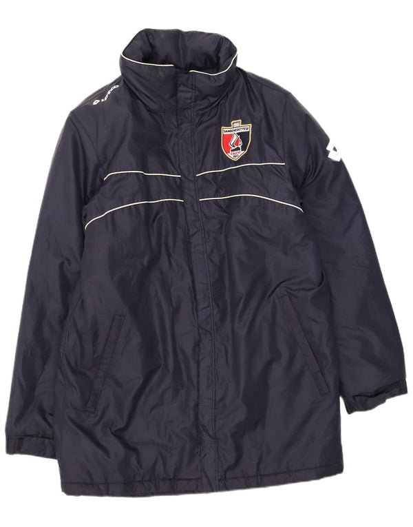 Giacca a vento grafica da uomo Lotto UK 42 XL Blu navy