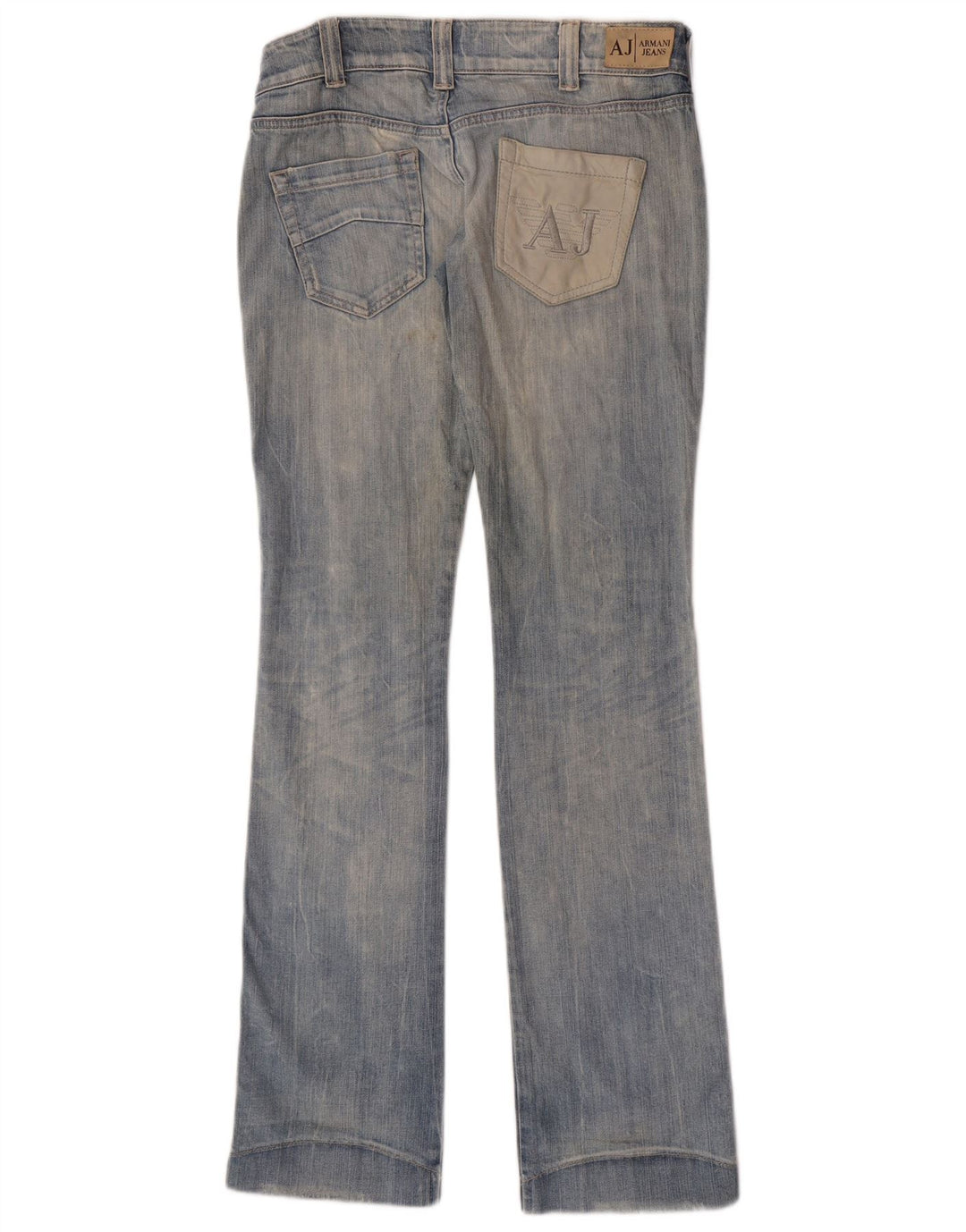 Jeans dritti da donna Armani W26 L34 Blu