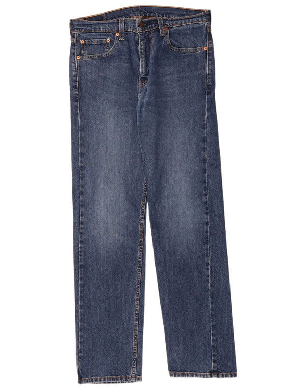 Levi's Uomo 505 Jeans dritti W32 L34 Cotone Blu