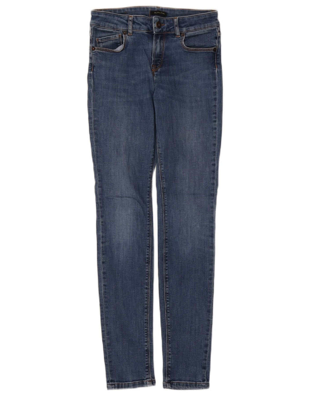 Jeans skinny da donna MASSIMO DUTTI W26 L29 cotone blu
