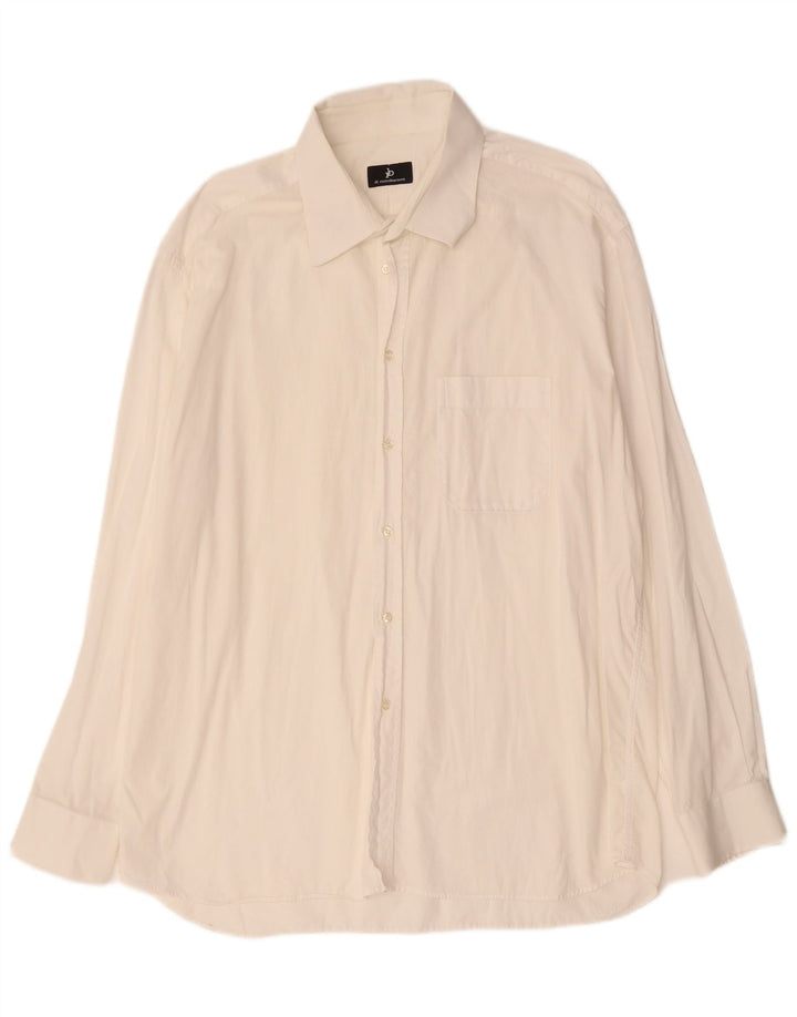 Camicia da uomo Roccobarocco Taglia 18 1/2 46 2XL Bianca