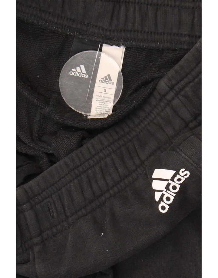Pantaloni da tuta da uomo Adidas Joggers piccoli in cotone nero