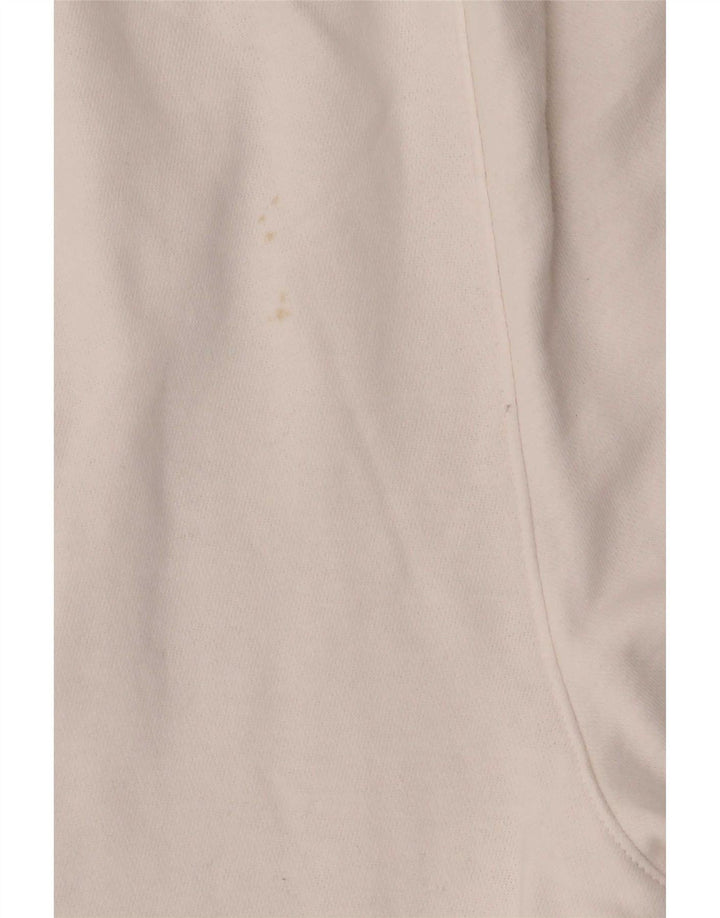 Pantaloncini sportivi Nike da uomo con grafica grafica, cotone color block bianco medio