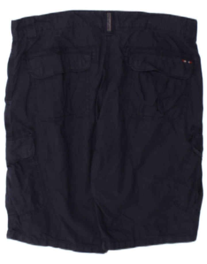 Pantaloncini cargo da uomo Napapijri W34 Large in cotone blu navy