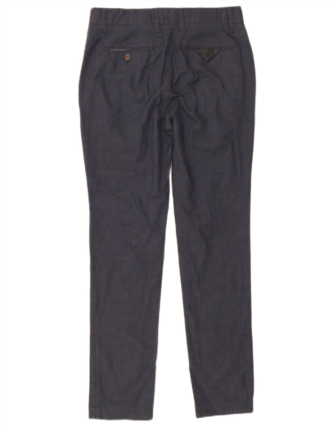 Pantaloni da abito slim da uomo Ted Baker W30 L30 Blu Navy