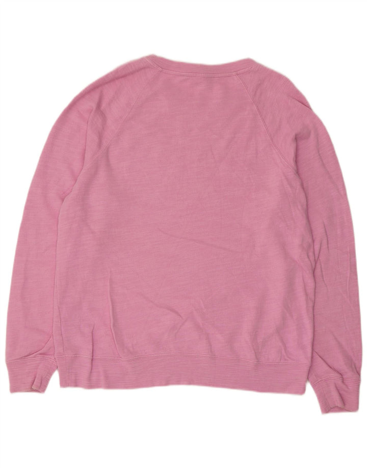 Felpa grafica da donna Marks & Spencer UK 12 Medium Pink Flecked