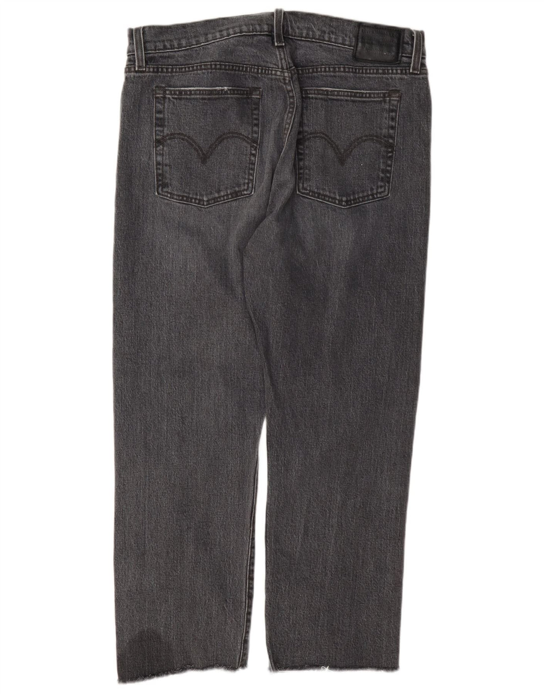 Jeans dritti Wedgie da donna Levi's W31 L26 cotone grigio