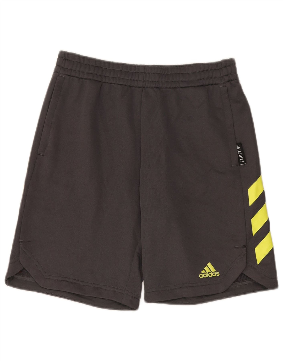 Pantaloncini sportivi Adidas da ragazzo 13-14 anni in poliestere color block nero