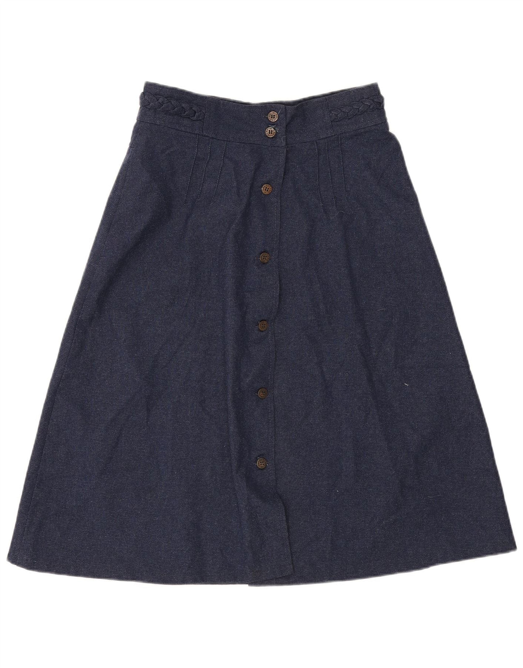 Gonna a trapezio da donna Brugi W30 poliestere blu navy medio