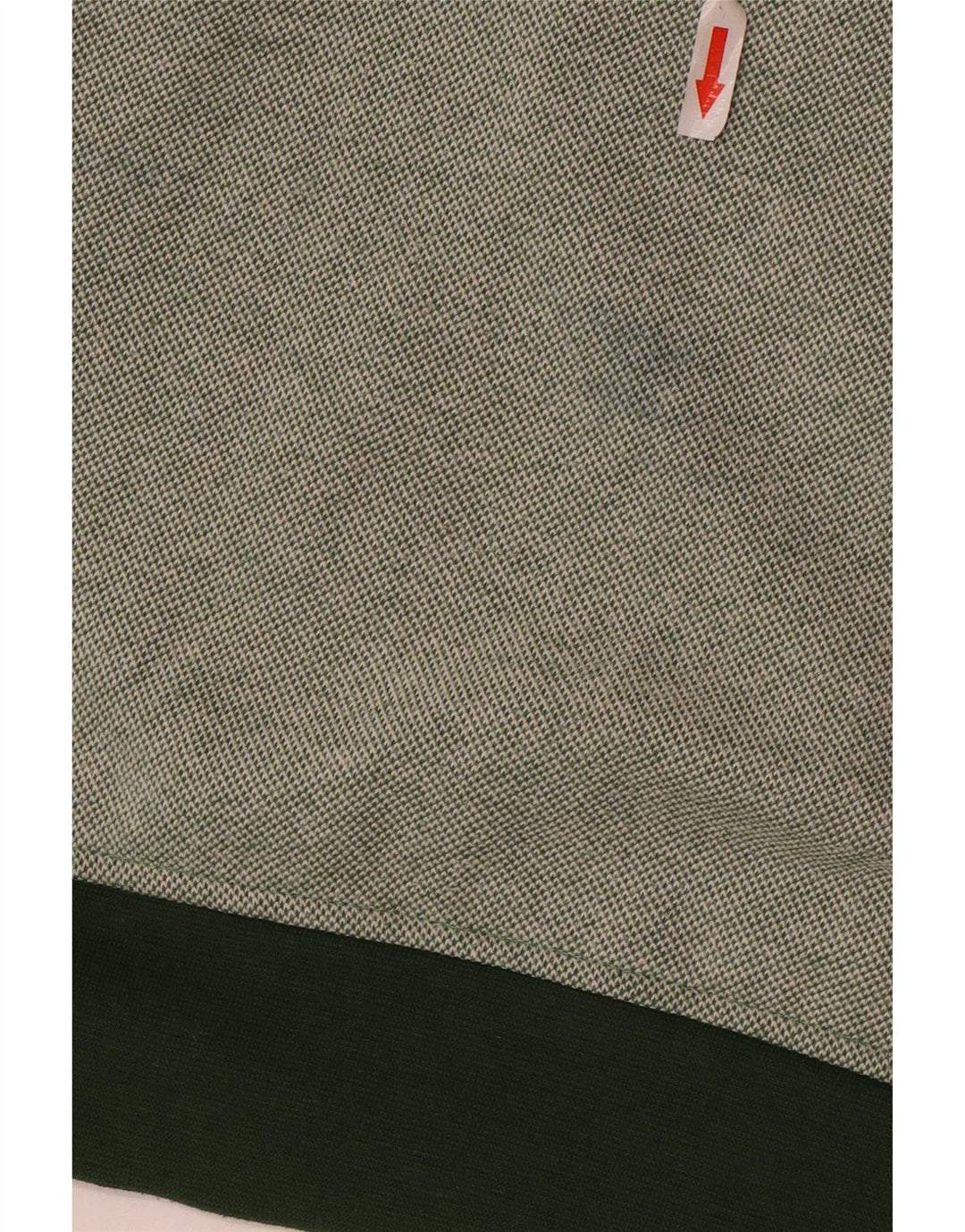 Felpa da uomo con collo con zip Orvis, maglione grande, cotone verde