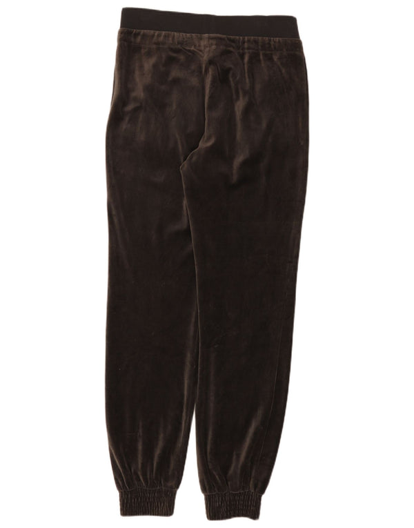 Pantaloni da tuta da donna Adidas Joggers UK 8 Small Marrone Cotone