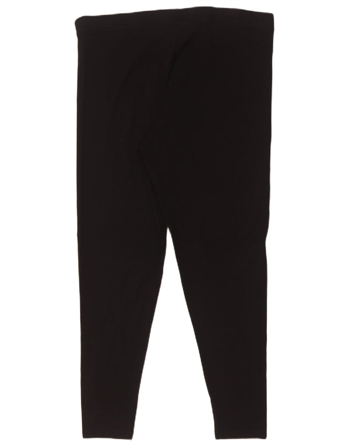 Leggings da donna Marks & Spencer UK 18 XL cotone nero