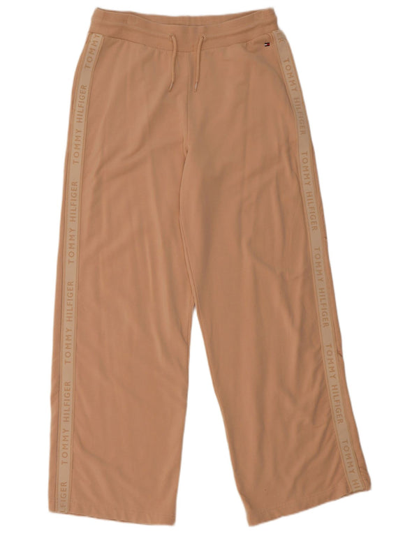 Pantaloni da tuta con grafica da donna Tommy Hilfiger UK 14 Modale beige medio