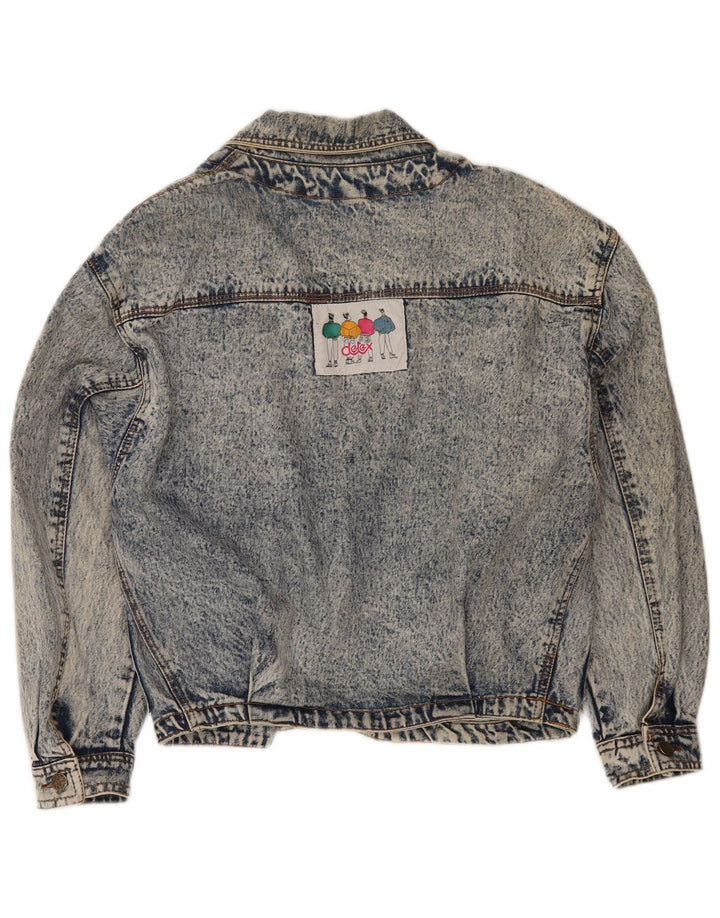 Giacca di jeans vintage da uomo UK 38 cotone blu medio