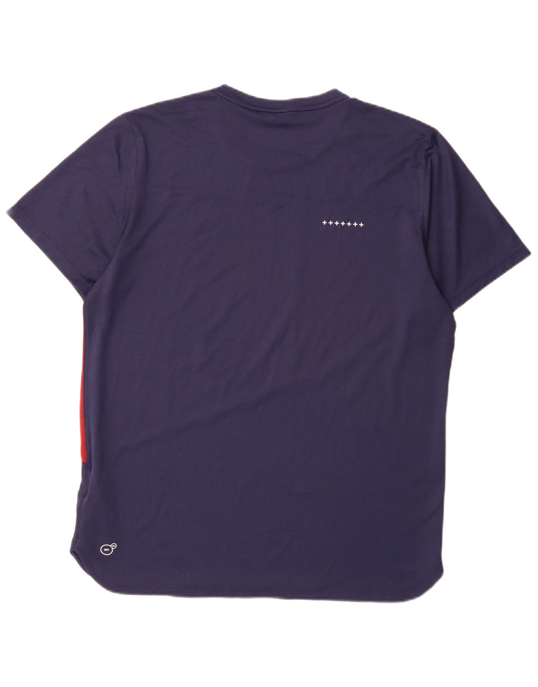 Puma T-shirt da uomo Top Large Blu Navy Colourblock in poliestere
