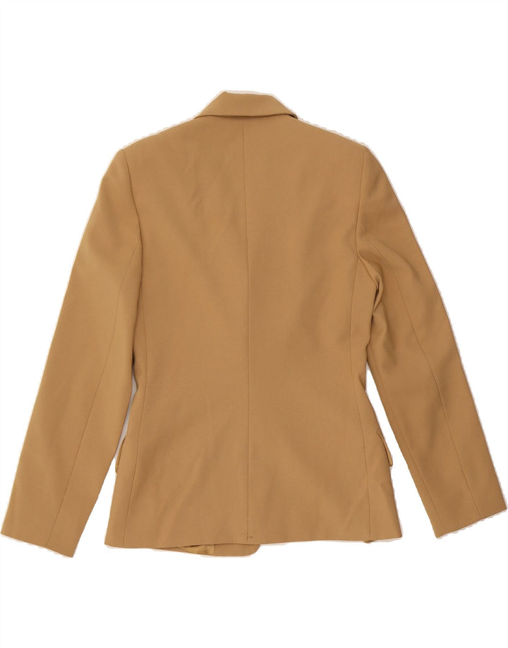 BENETTON Womens 3 Button Blazer Jacket IT 38 XS Beige Polyester Vintage Benetton and Second-Hand Benetton from Messina Hembry 