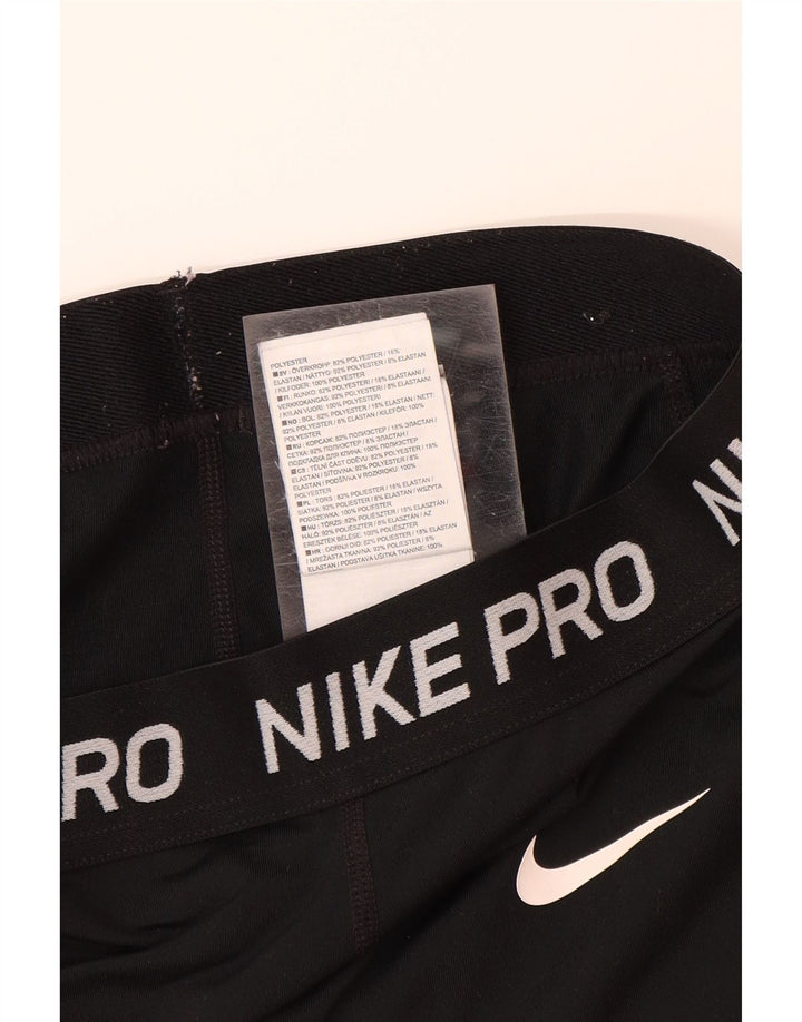 Pantaloni da tuta con grafica NIKE per ragazze 7-8 anni in poliestere nero
