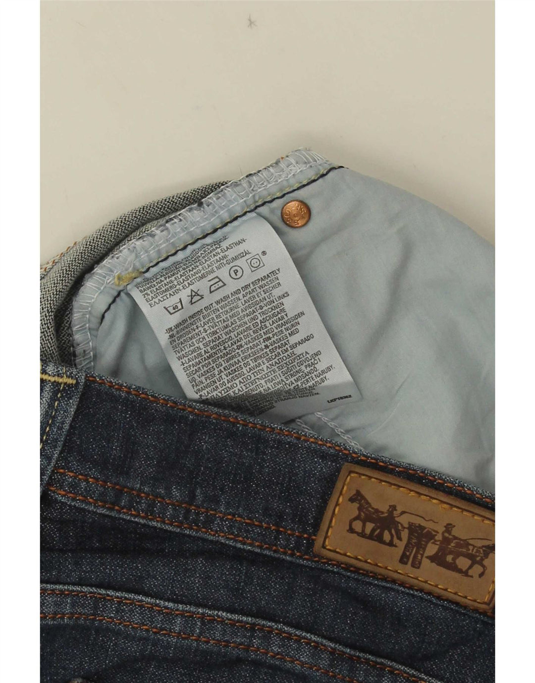 Jeans Bootcut da donna Levi's W31 L30 cotone blu