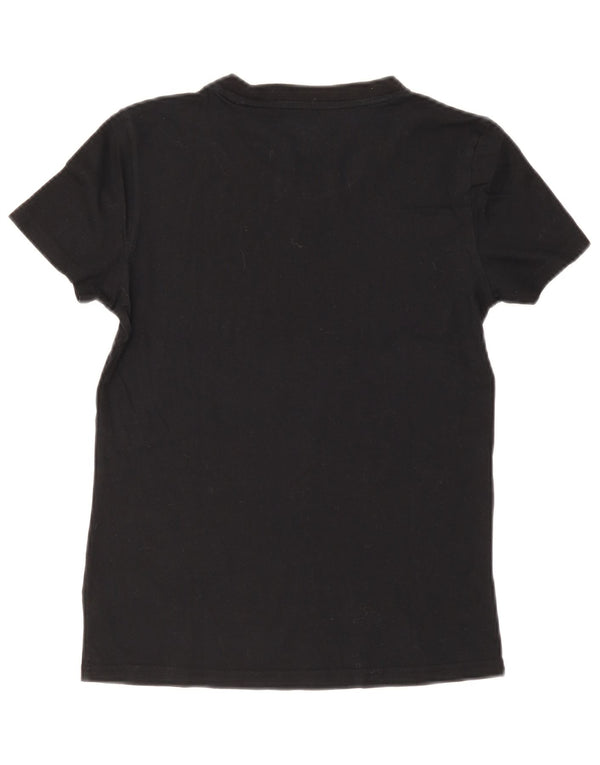 T-shirt grafica da donna Adidas Top UK 12/14 media nera