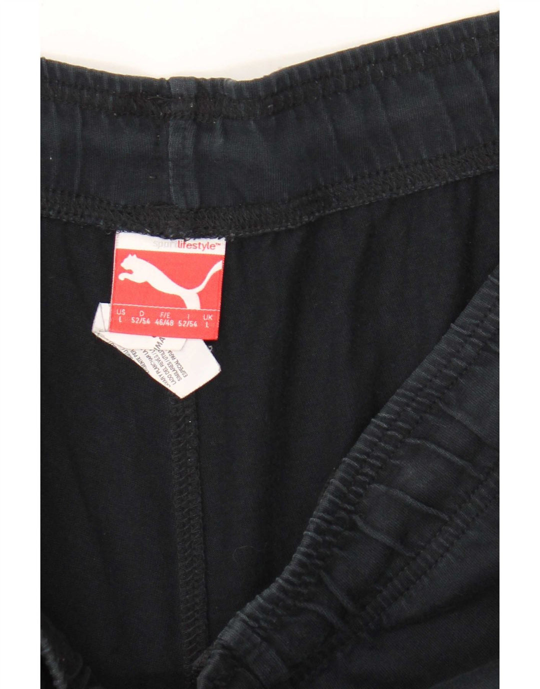 Pantaloncini sportivi grafici da uomo Puma Large in poliestere blu navy