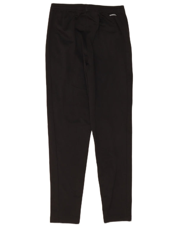 Pantaloni della tuta Adidas Aeroready da ragazzo 13-14 anni in poliestere nero