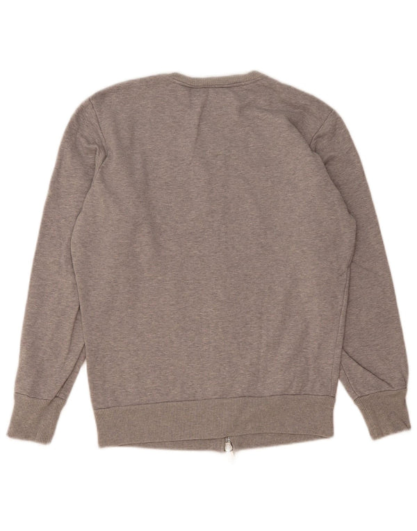 Felpa oversize da donna Diesel UK 10 piccola grigia