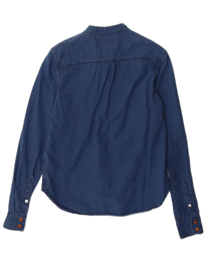 Maglietta da donna Replay UK 10 piccola in cotone blu